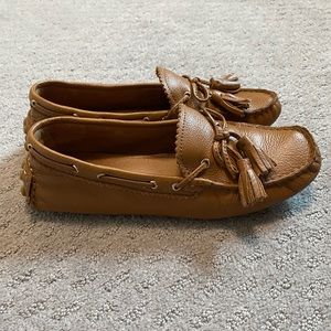 Women’s Coach leather driving loafers. Size 7.